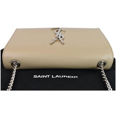 ysl kate clutch beige